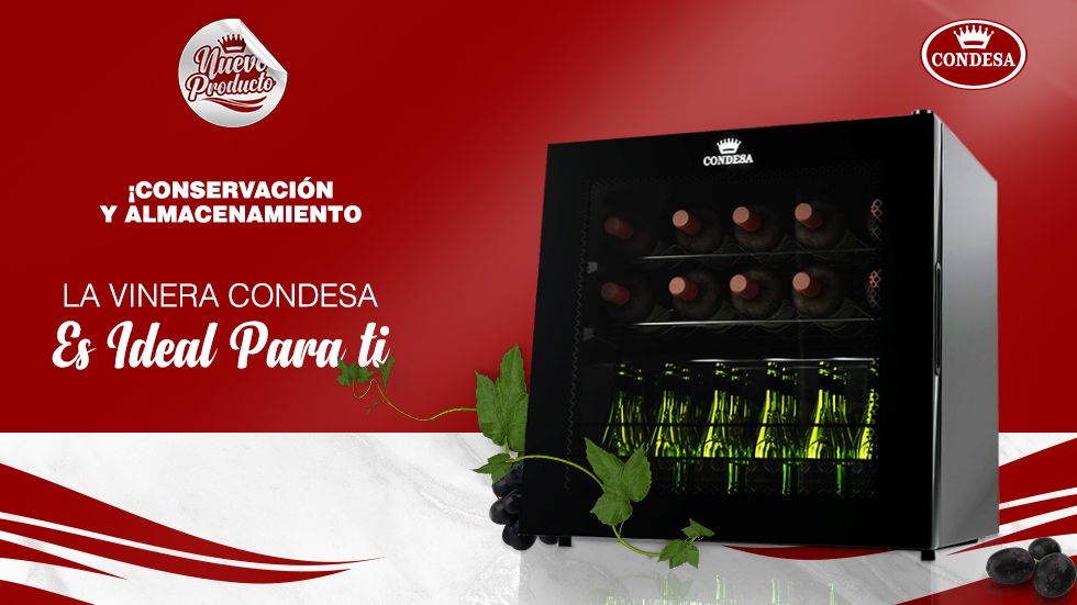 ¡Conservación y Almacenamiento! La Vinera Condesa es ideal para ti