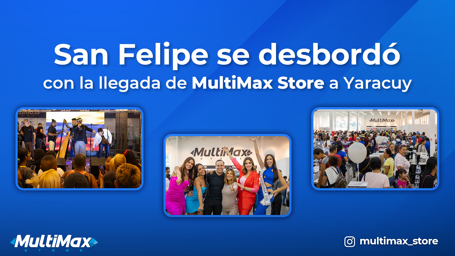 San Felipe se desbordó con la llegada de MultiMax a Yaracuy