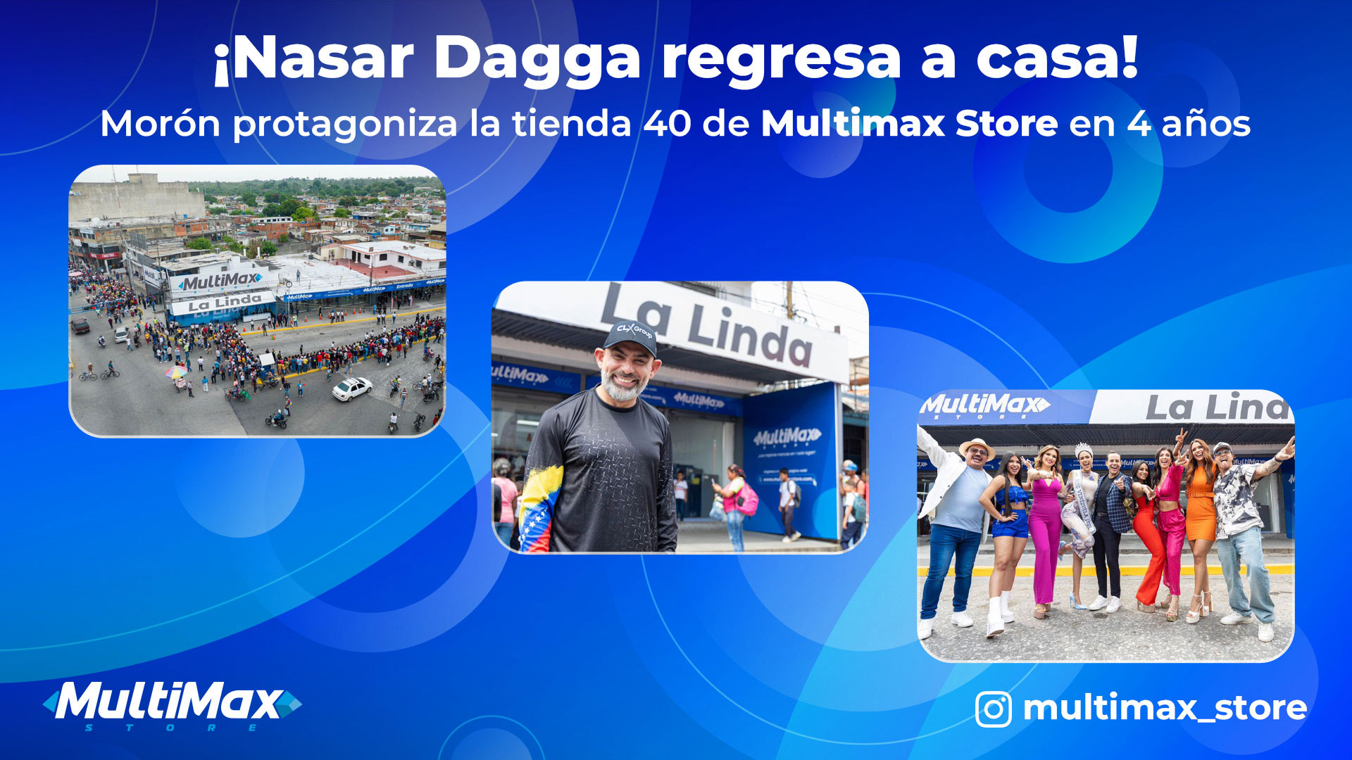 ¡Nasar Dagga regresa a casa! Morón protagoniza la tienda 40 de Multimax en 4 años