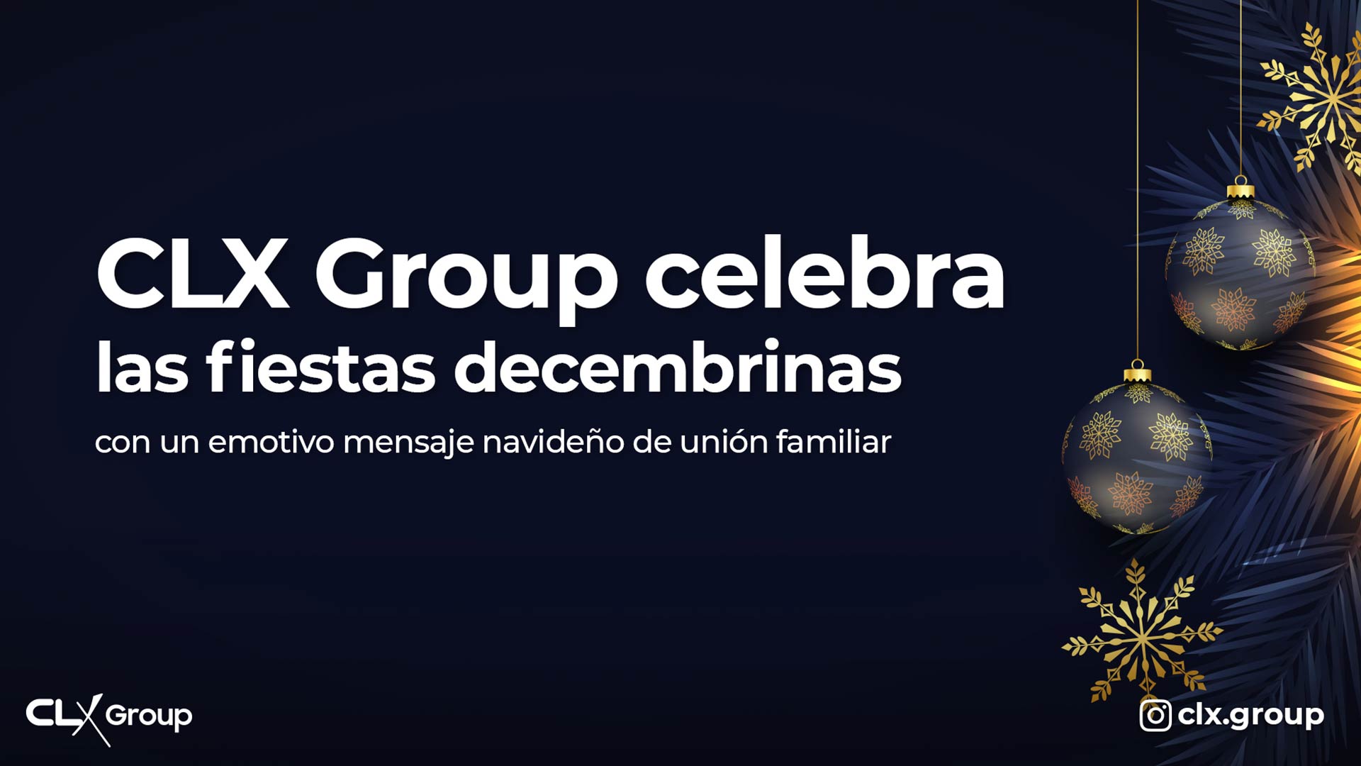 mensaje navideño de CLX