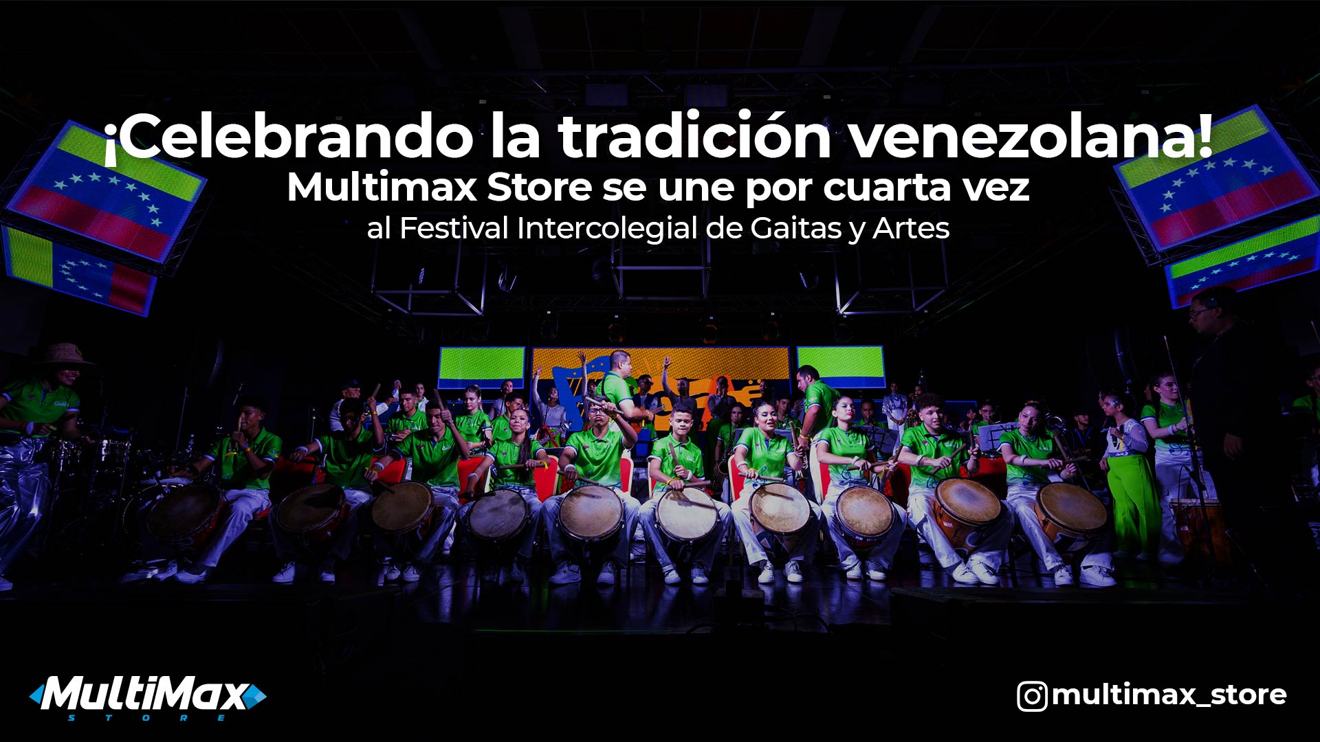 ¡Celebrando la tradición venezolana! Multimax se une por cuarta vez al Festival Intercolegial de Gaitas y Artes