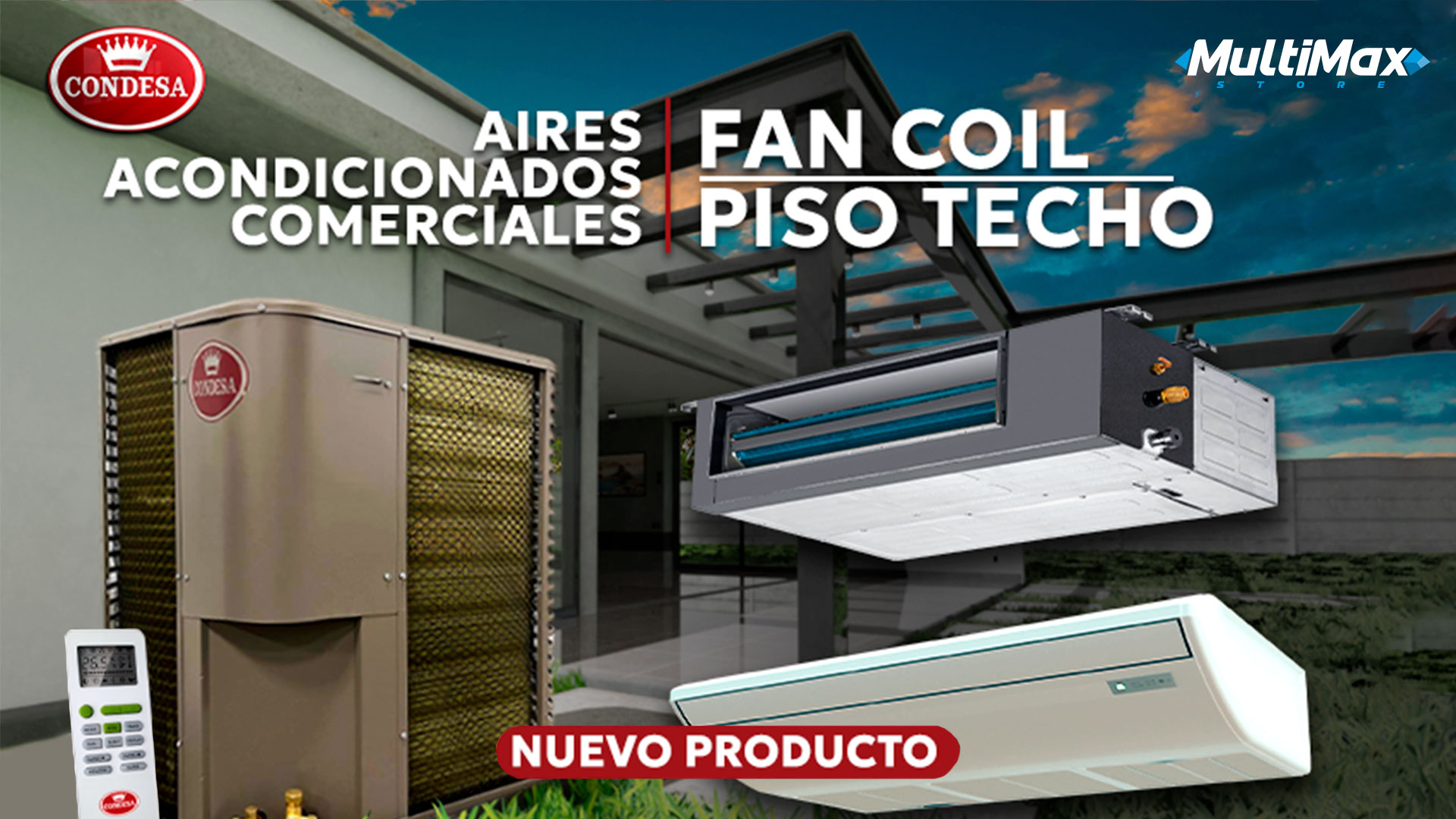 Multimax y Condesa presentan nueva línea de  Aires Acondicionados Comerciales
