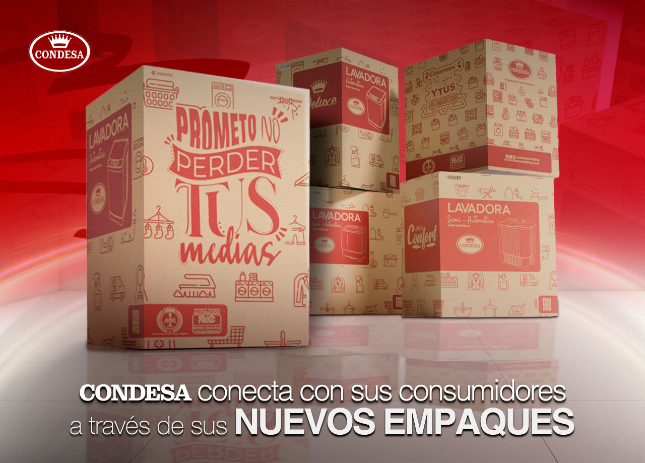 Condesa conecta con sus consumidores a través de sus nuevos empaques