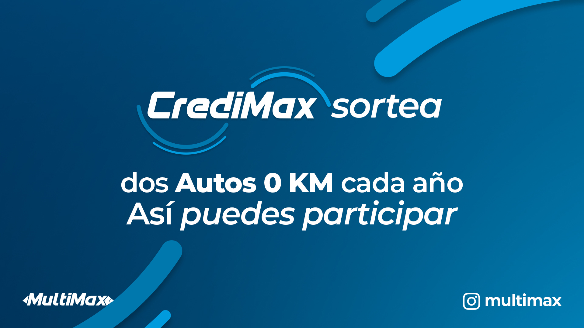 CrediMax sortea dos Autos 0 KM cada año: Así puedes participar
